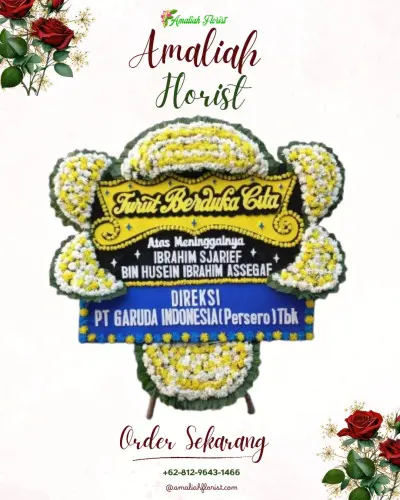 Papan Bunga Duka di Manggis