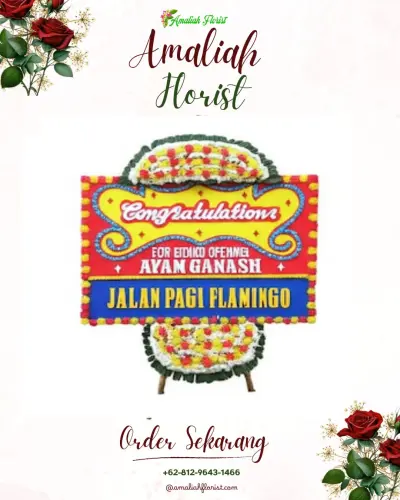 Bunga Papan Congratulation di Manggis